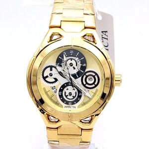 Invicta S1 Rally 79012 Gold Men's Watch NWT